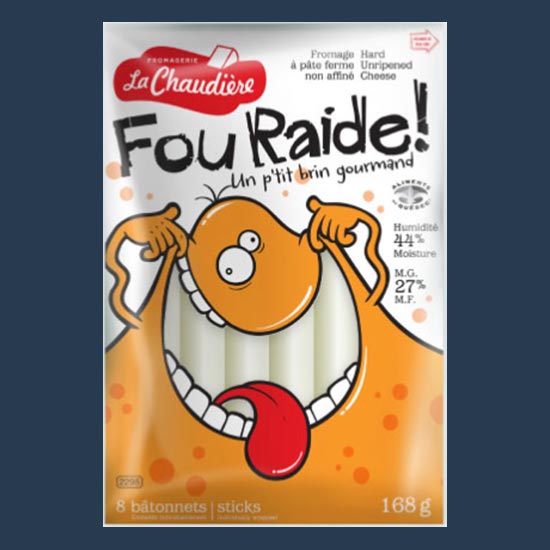 Fou raide, fromage cheddar